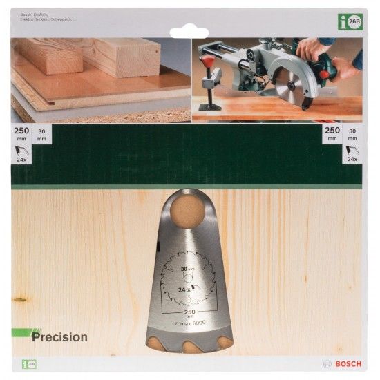 Disco PRECISIOND= 250 mm; orifício= 30 mm; de= 24 refª 2609256878 BOSCH