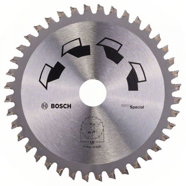 Bosch Professional Gs Mu H 130x20-40 Circular Saw Blade Prateado