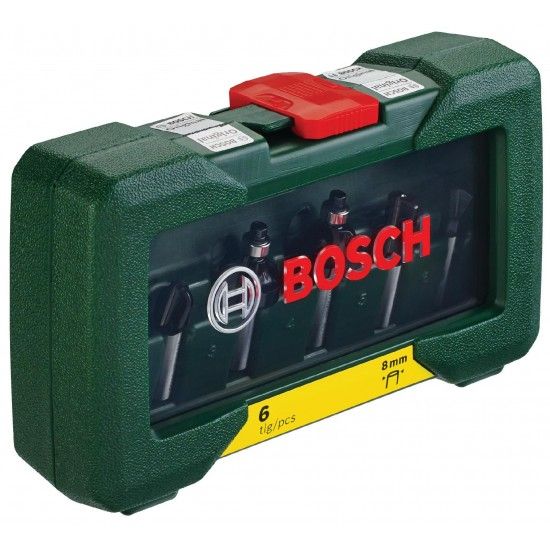 Jogo de fresas TC (encabadouro de 8 mm) 6pç refª 2607019463 Bosch