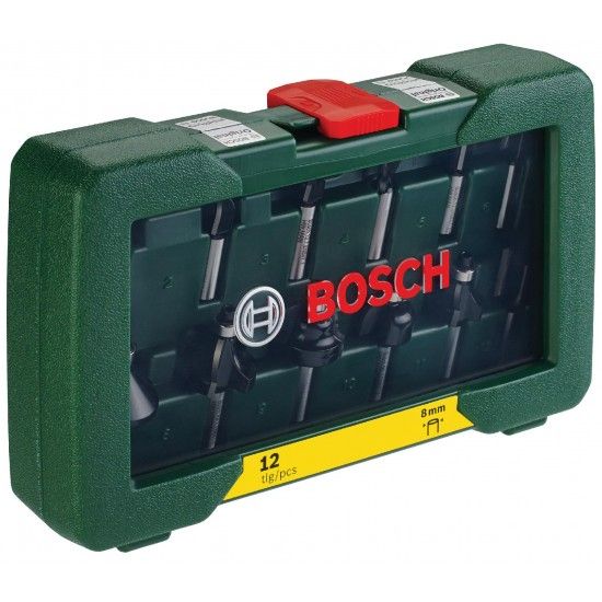 Jogo de fresas TC (encabadouro de 8 mm) 12pç refª 2607019466 Bosch