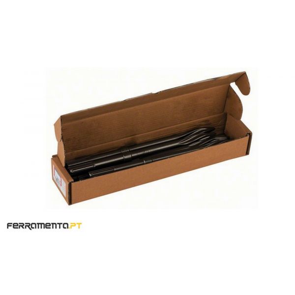 Bosch Cinzel Professional R-tec Sds-max Pointer 400 Mm Chisel 10 Unidades Prateado