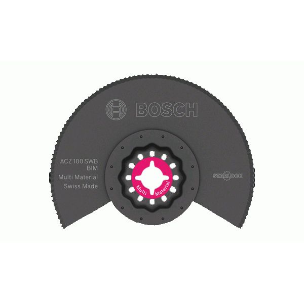 Bosch Professional Acz 100 Swb Serrated Multimaterial Lâmina De Serra Segmentada Transparente