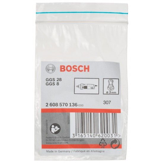 Pinça de aperto sem porca de aperto refª 2608570136 BOSCH