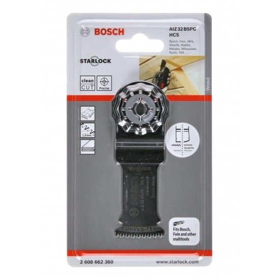Lâmina de serra de imersão HCS AIZ 32 BSPC Hard Wood refª 2608662360 BOSCH