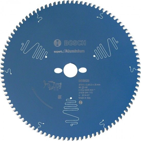 Disco Expert para aluminio 305X30X2.8mm 96 dentes 2.608.644.115 BOSCH