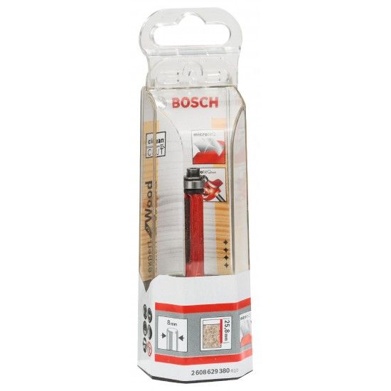 Fresa de aparar Expert for Wood Laminate, 8 mm, D1 9,5 mm, L 25,8 mm, G 71,5 mm refª 2608629380 BOSCH