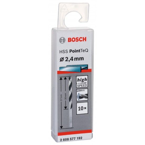 Broca helicoidal HSS PointTeQ 2,4 mm refª 2608577192 BOSCH