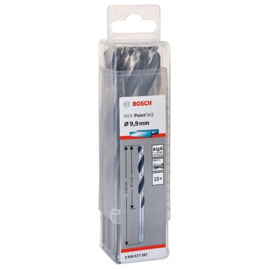 Broca helicoidal HSS PointTeQ 9,9 mm refª 2608577267 BOSCH