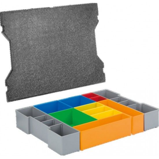Conjunto de 12 caixas de inserção para L-BOXX refª 1600A016N9 BOSCH