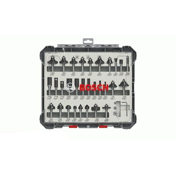 Bosch Jogo Misto de Fresas 30 Pcs 6mm 2607017474 - BS2607017474
