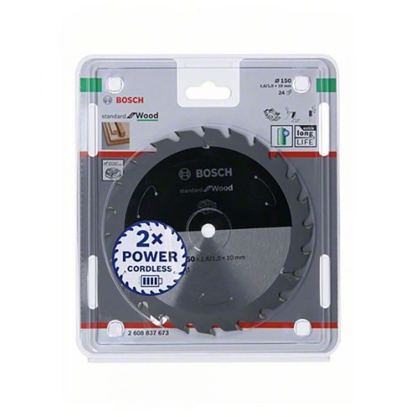 Bosch Professional Standard 150x10x24d Cl Wood Circular Disc Prateado
