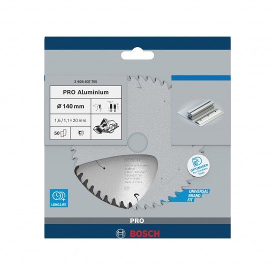 Disco sem fios PRO Aluminium cordless, 140 x 1,6 x 20 mm refª 2608837755 BOSCH
