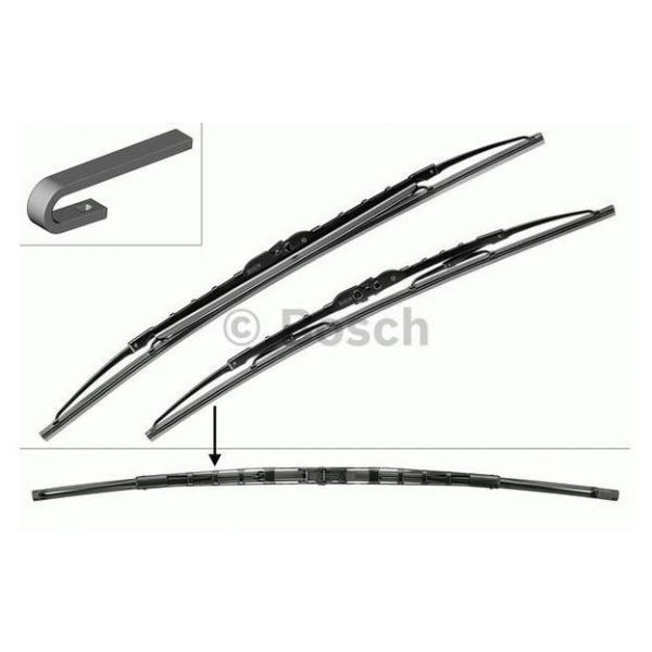Bosch - 3 397 001 583 - conjunto de 2 escova de limpa - vidros - 3165141094992
