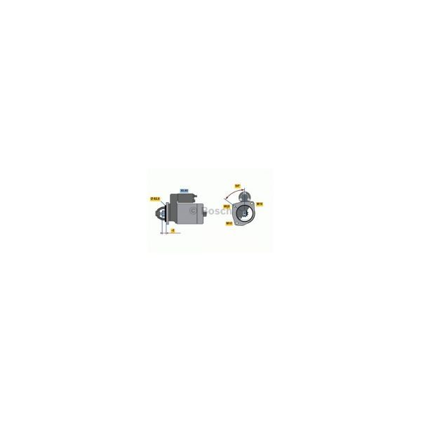 Bosch Motor de Arranque 0986016530