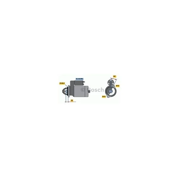 BOSCH Motor de arranque - 3165143174661