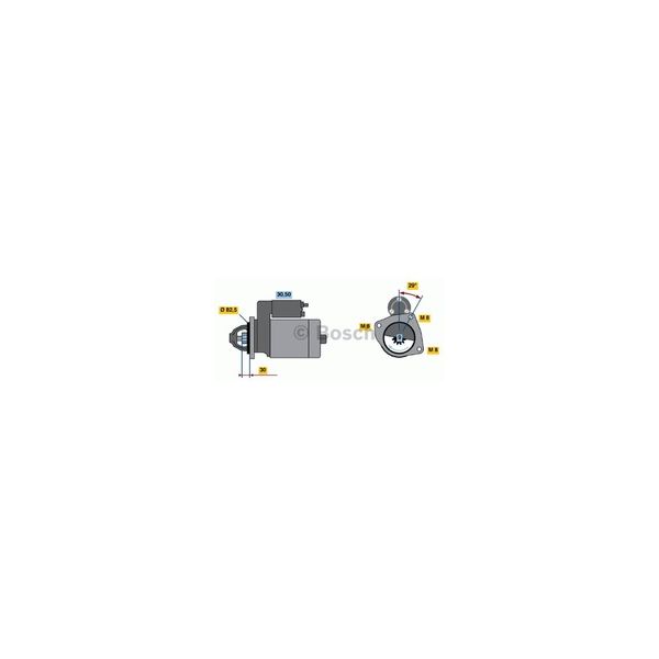 BOSCH Motor de arranque - 3165143309544
