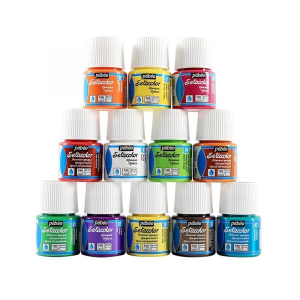 Pebeo Tinta para Tecidos Amarelo Opaco 45ml