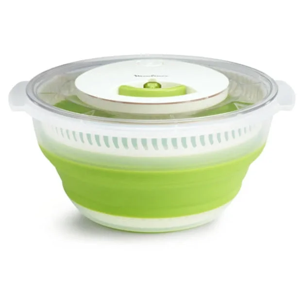 Escorredor Verduras Moulinex K2530104 | 4L, Antiderrapante, Retrátil