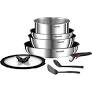 Conjunto Tefal L8979804 | 3 Frig+Caç, Indução, Inox