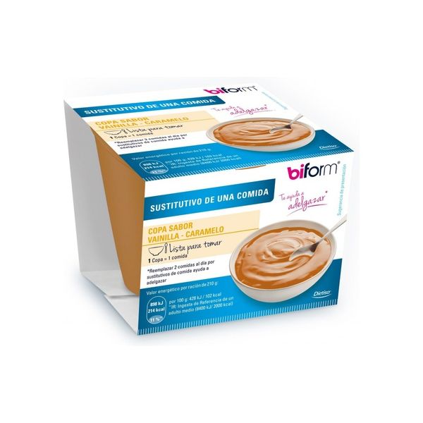 Biform Copo de Baunilha e Caramelo 210g