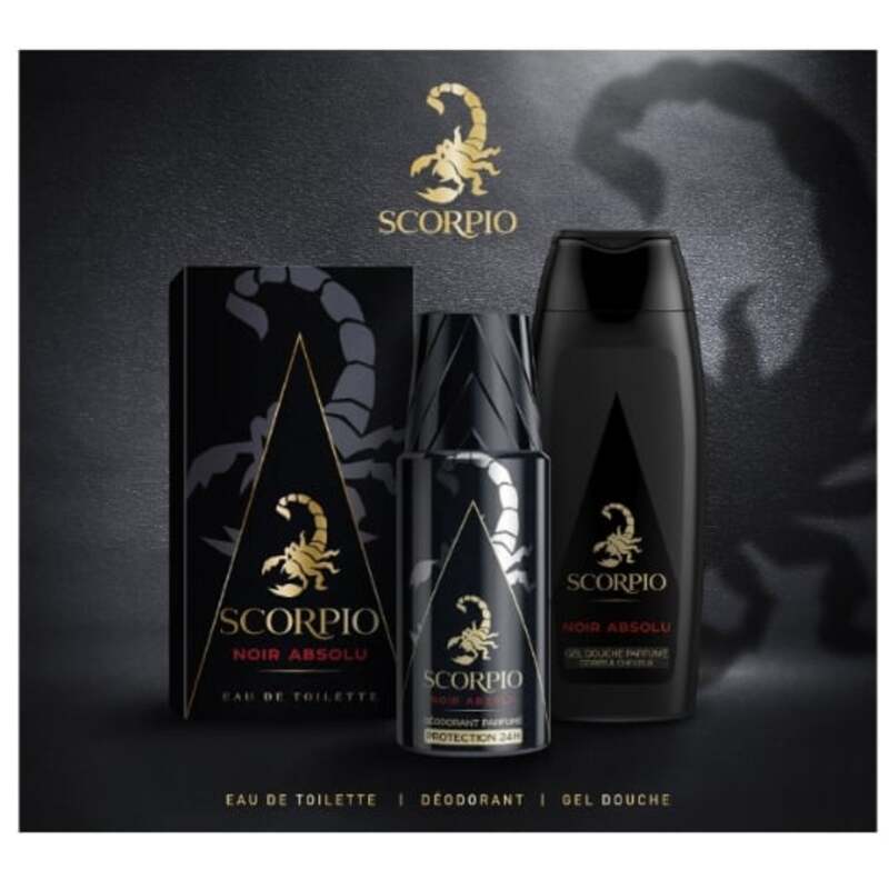 Conjunto Noir Absolu EDT 75 ml, sprchový gel 250 ml a Desodorizante 150 ml