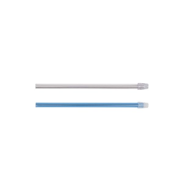 Ejetor Saliva Transparente/Azul 15cm 100 Unidades