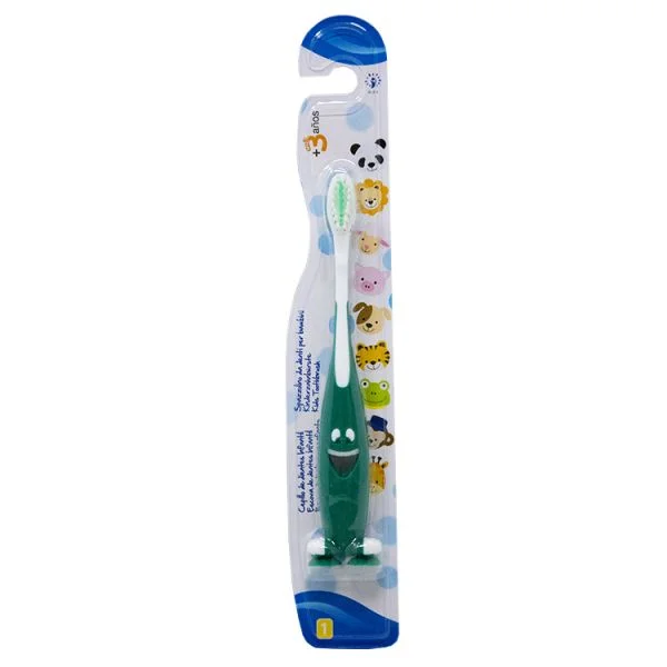 Alba Escova de Dentes Kids Sorriso +3 Anos Verde
