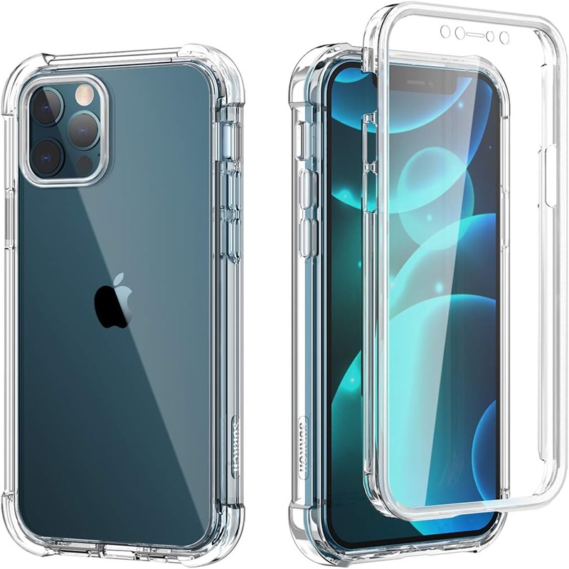Capa Dupla 360 iPhone 14 Pro Max Transparente