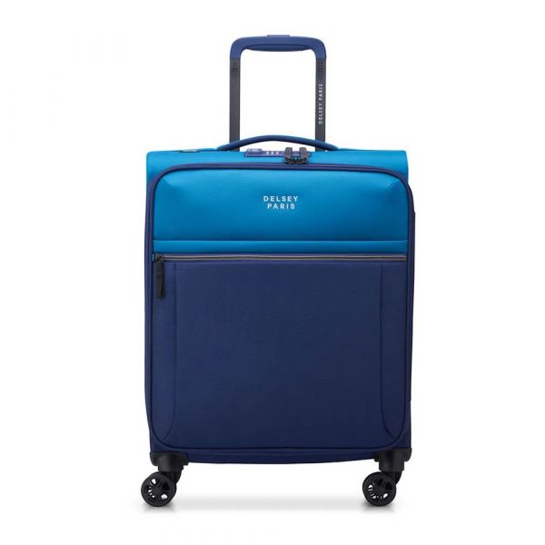 Delsey Mala Com Rodinhas Brochant 3 Slim 55 Cm 36l Ultramarine Blue S