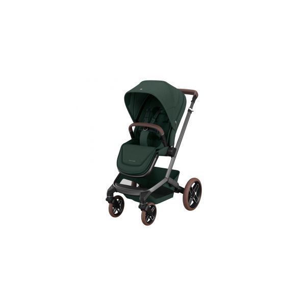 Maxi-Cosi Fame Twillic Green Dark Frame + Brown leather