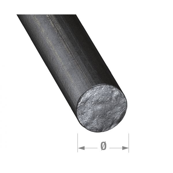 Cqfd Perfil Redondo Aço 10mm 1m - 20018553