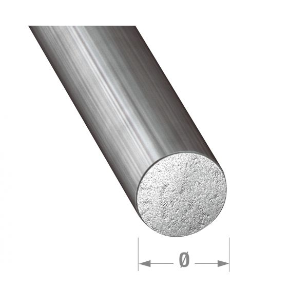 Cqfd Perfil Aço Redondo 5mm - 1m - 2421063