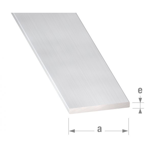 Cqfd Perfil Plano Alumínio Incolor 30x2mm-1m - 10017103