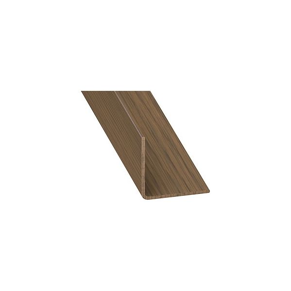 Cqfd Perfil Ângulo Pvc Nogueira 30x30x1mm-1m - 2402446