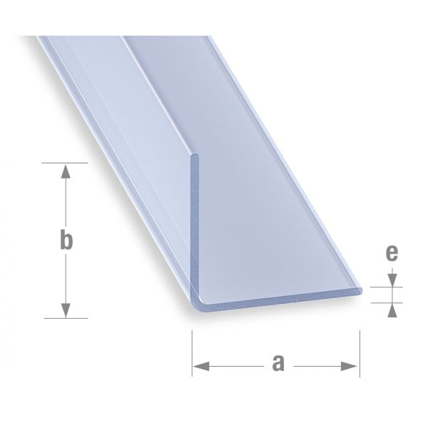 Cqfd Cantoneira Pvc 20x20x1mm1m Transparente - 20016901