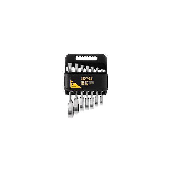 Stanley Fatmax Conjunto Chaves Combinadas com Mini Roquete 7 Chaves