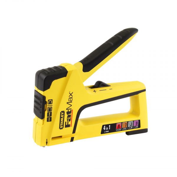 Stanley Agrafador Fatmax Tr400 4en1 Agrafos Tipo A, Cabos e Pregos Tipo J - FMHT6-70411