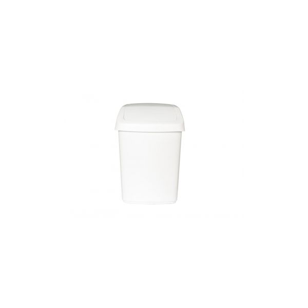 Rubbermaid Papeleira Tampa Basculante 25 Litros Branco - R000877