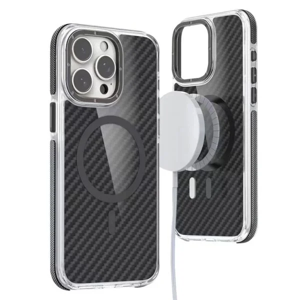 Capa para iPhone 16 Pro Max Carbono Magsafe