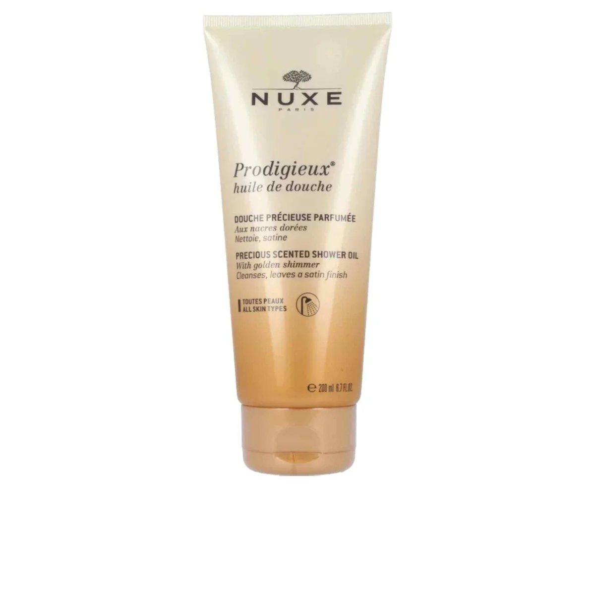 Nuxe HUILE PRODIGIEUSE de douche aux nacres dorées 200 ml