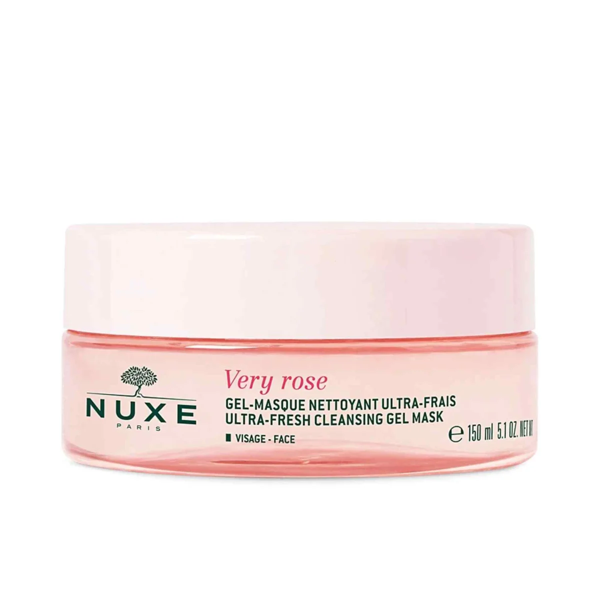Nuxe Very Rose gel-masque nettoyant ultra frais visage 150 ml