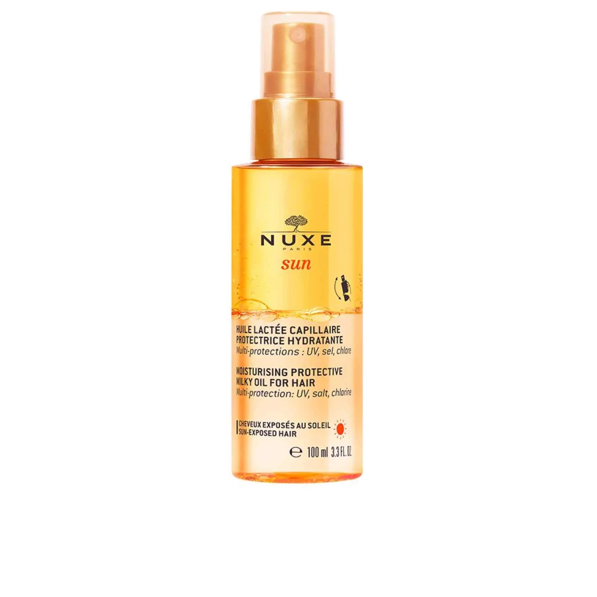 Nuxe Sun Óleo-Leite Capilar 100 ml