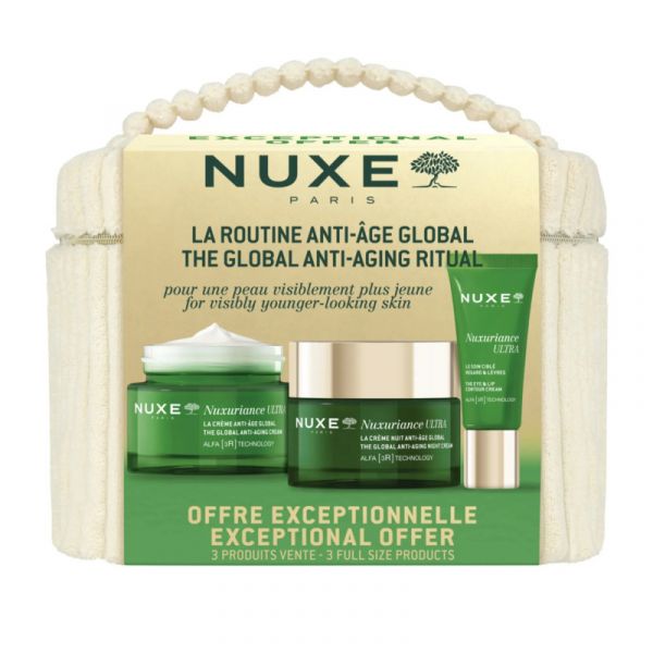Nuxe Nuxuriance Ultra Creme de Noite 50ml + Creme de Dia 50ml + Creme de Olhos 15ml Coffret