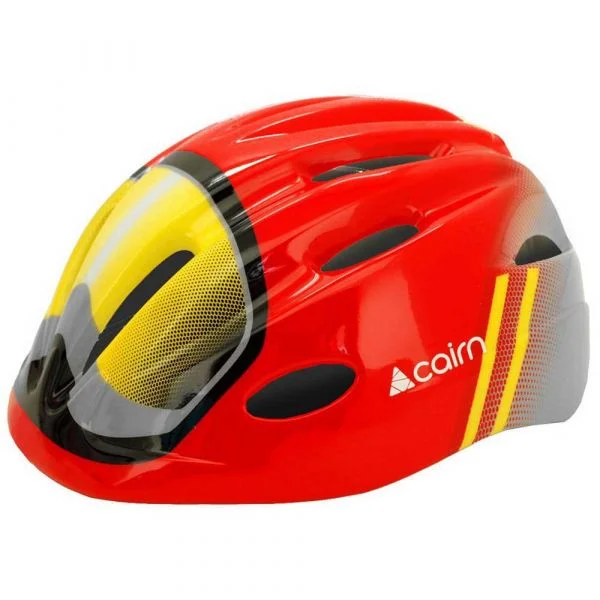 Cairn Earthy Junior Urban Helmet Vermelho,Cinzento S