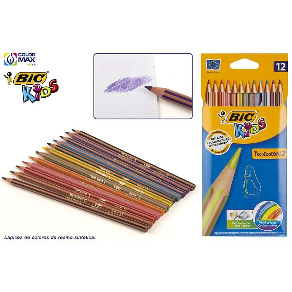 BIC - 12 lápis de Cor