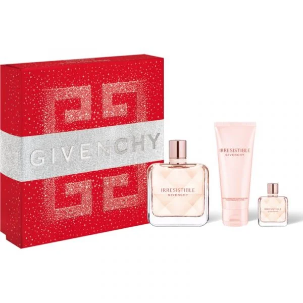 Givenchy Irresistible Woman Eau de Toilette 80ml + Leite Corporal 75ml + Eau de Toilette 8ml Coffret