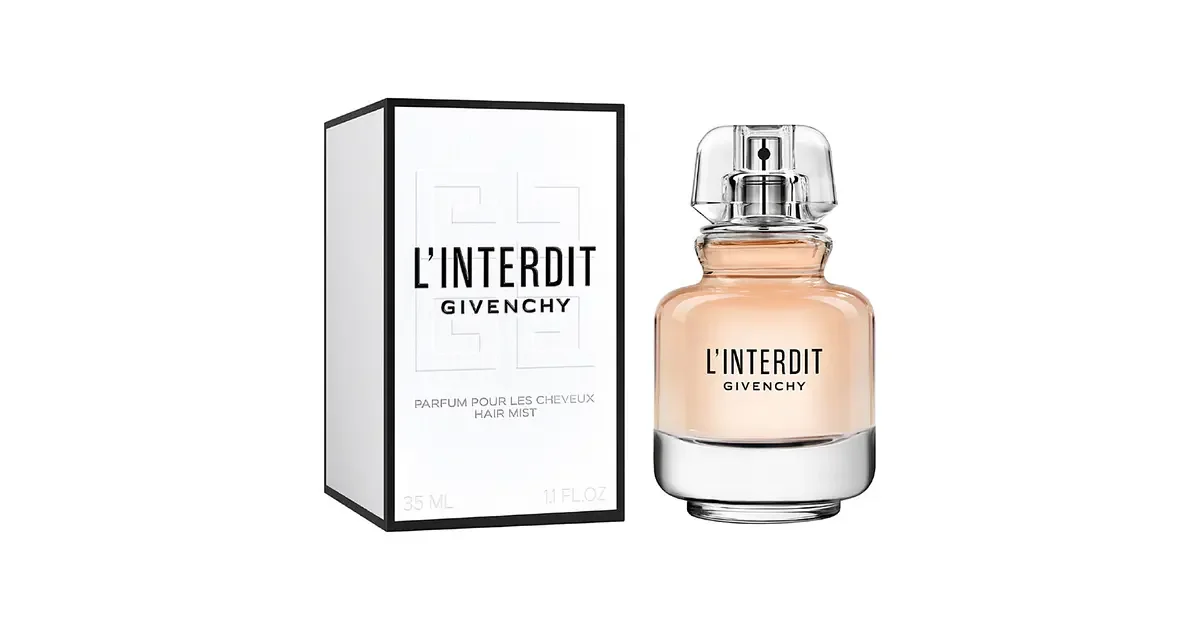 Perfume Givenchy L'Interdit Hair Mist para o cabelo