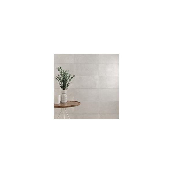 Artens Revestimento Cerâmico Plot Light Grey Mate 25X50CM