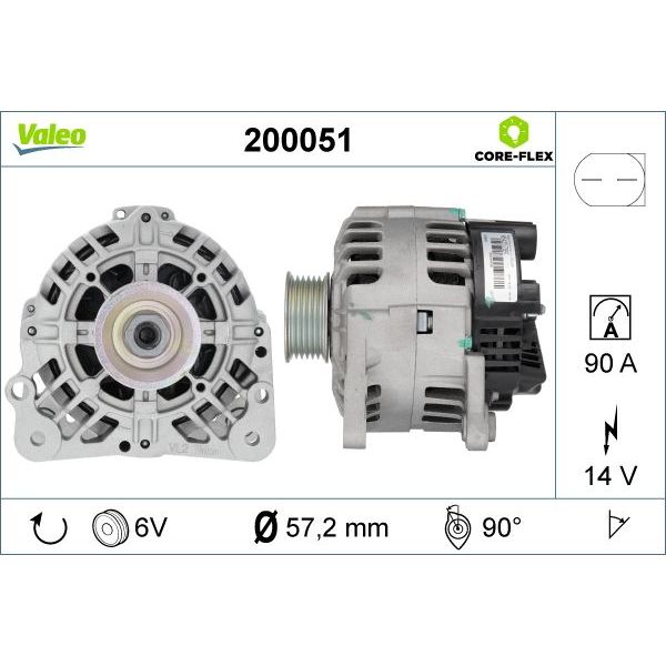 VALEO Alternador - 200051