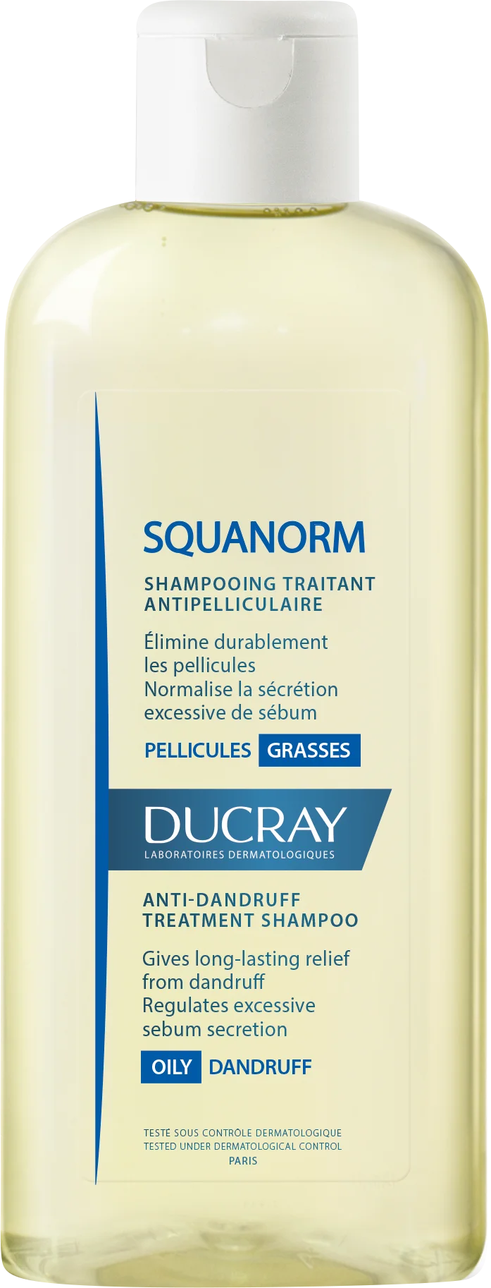 Ducray Squanorm Champô de Cuidado Anticaspa Oleosa 200ml